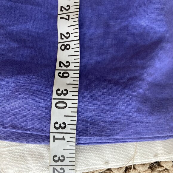 VTG IB Diffusion Linen Blazer Top Long Lines Jacket Button Front Oversized Sz 8 - Picture 8 of 9